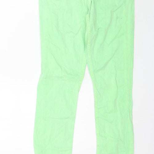 Gina Tricot Womens Green  Denim Skinny Jeans Size 12 L31 in