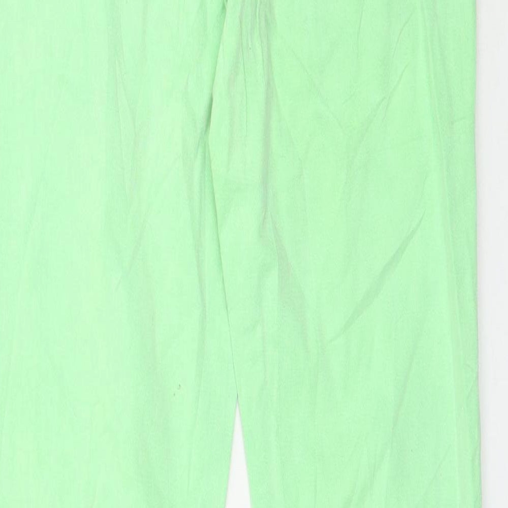 Gina Tricot Womens Green  Denim Skinny Jeans Size 12 L31 in