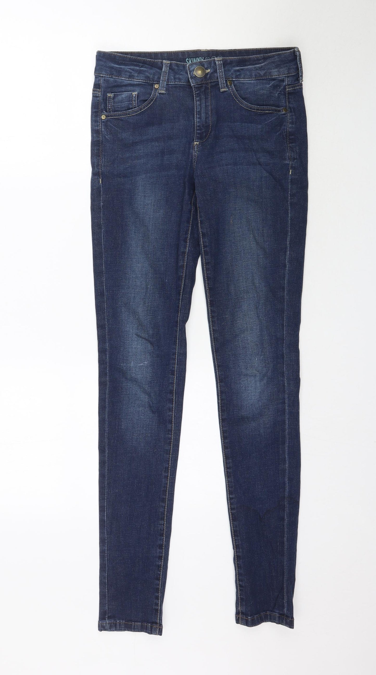 Denim Co Womens Blue  Denim Skinny Jeans Size 8 L32 in