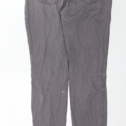 Wallis Womens Grey  Denim Skinny Jeans Size 8 L30 in