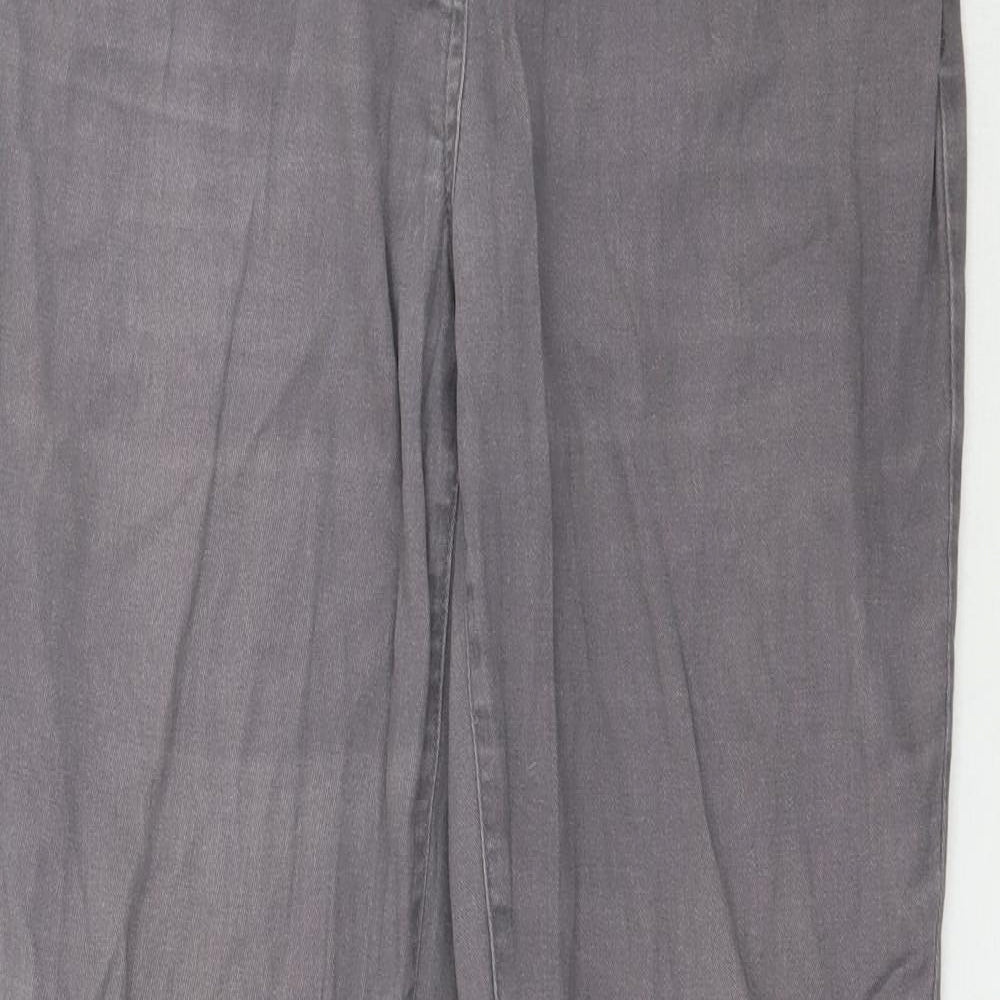 Wallis Womens Grey  Denim Skinny Jeans Size 8 L30 in