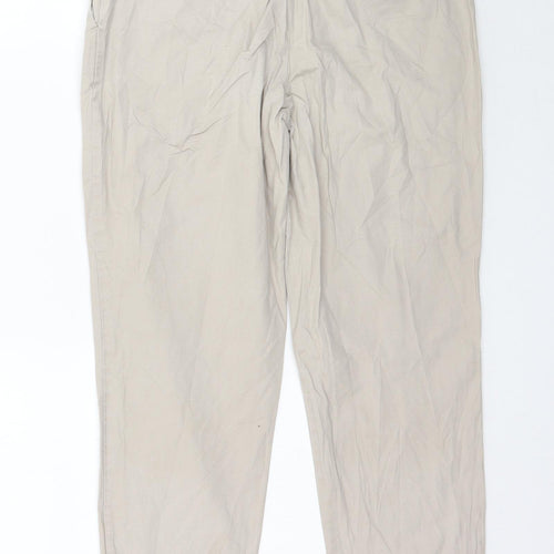 Camaieu Womens Beige   Trousers  Size M L25 in