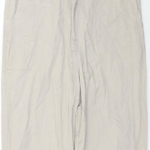 Camaieu Womens Beige   Trousers  Size M L25 in