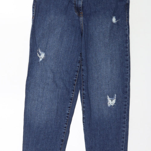 Papaya Womens Blue  Denim Skinny Jeans Size 10 L25 in
