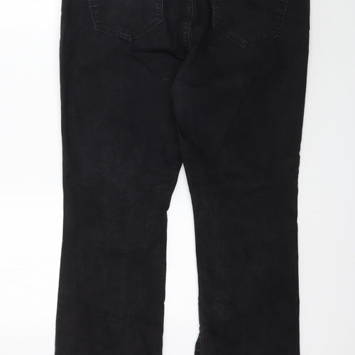 Dorothy Perkins Womens Black  Denim Skinny Jeans Size 16 L30 in