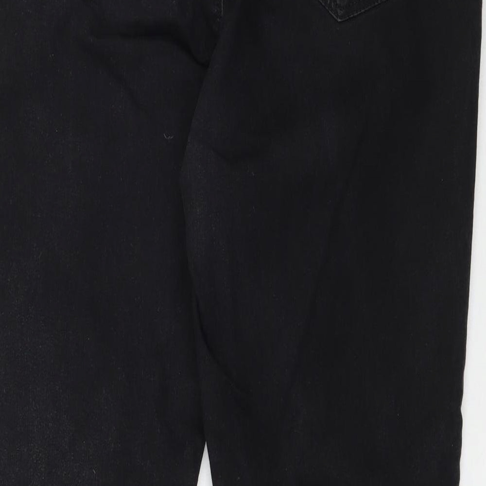 Dorothy Perkins Womens Black  Denim Skinny Jeans Size 16 L30 in
