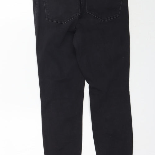 Matalan Womens Black  Denim Skinny Jeans Size 8 L25 in