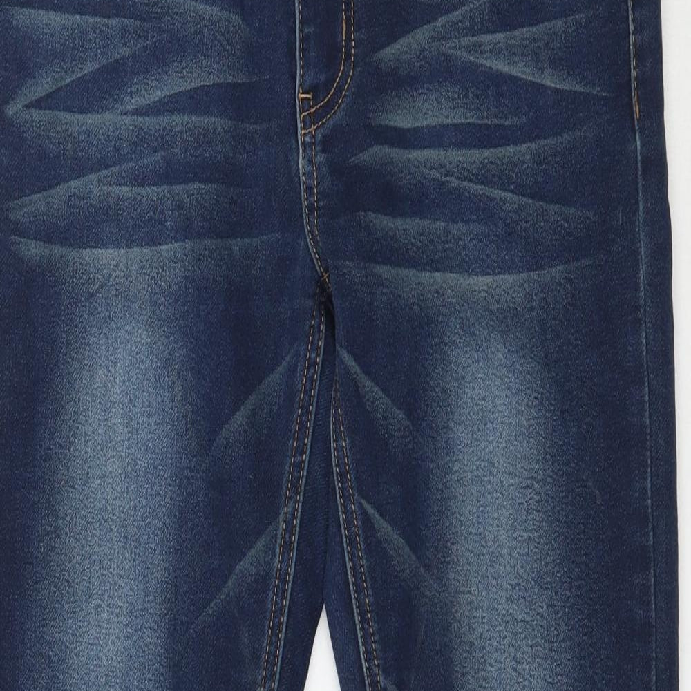 Preworn Womens Blue  Denim Skinny Jeans Size 32 in L28 in