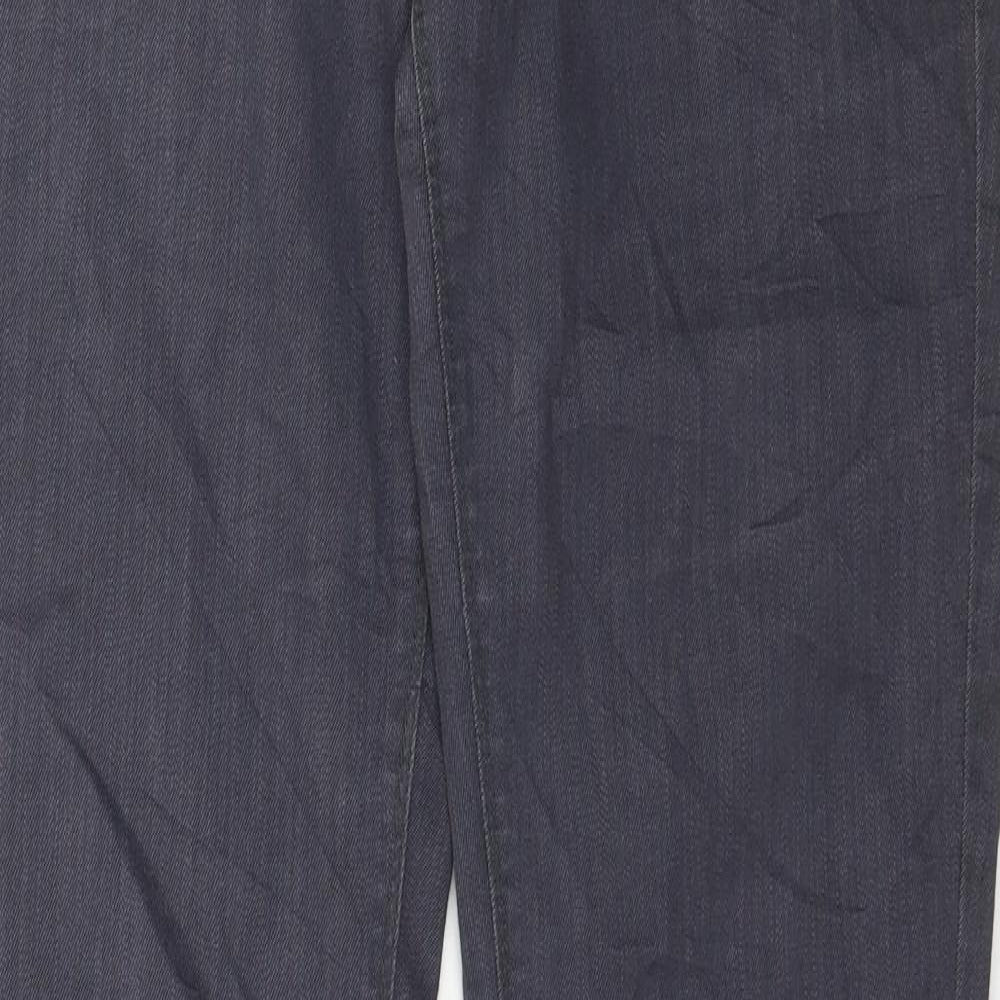 TALLY WEiJL Womens Grey  Denim Skinny Jeans Size 12 L33 in