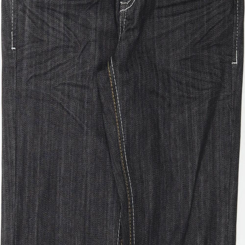 House Jeans Womens Black  Denim Straight Jeans Size 27 in L33 in