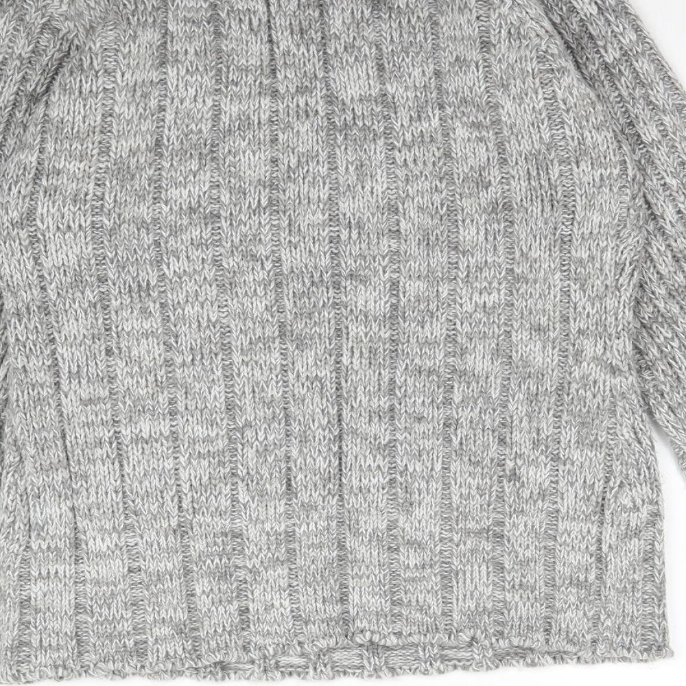 Ellie Louise Womens Grey  Knit Pullover Jumper Size M