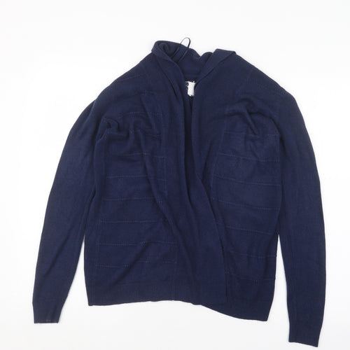 Maine Womens Blue  Knit Cardigan Jumper Size 14