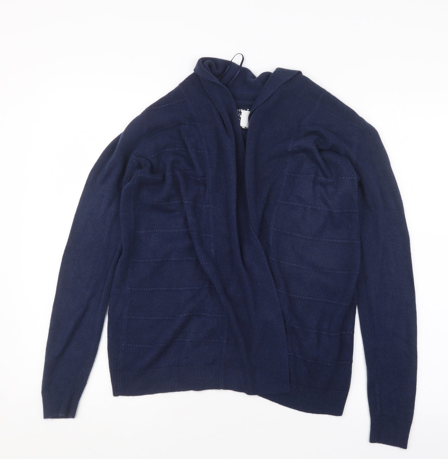 Maine Womens Blue  Knit Cardigan Jumper Size 14