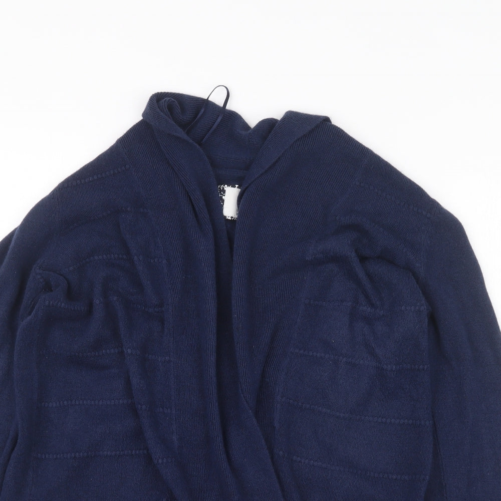 Maine Womens Blue  Knit Cardigan Jumper Size 14