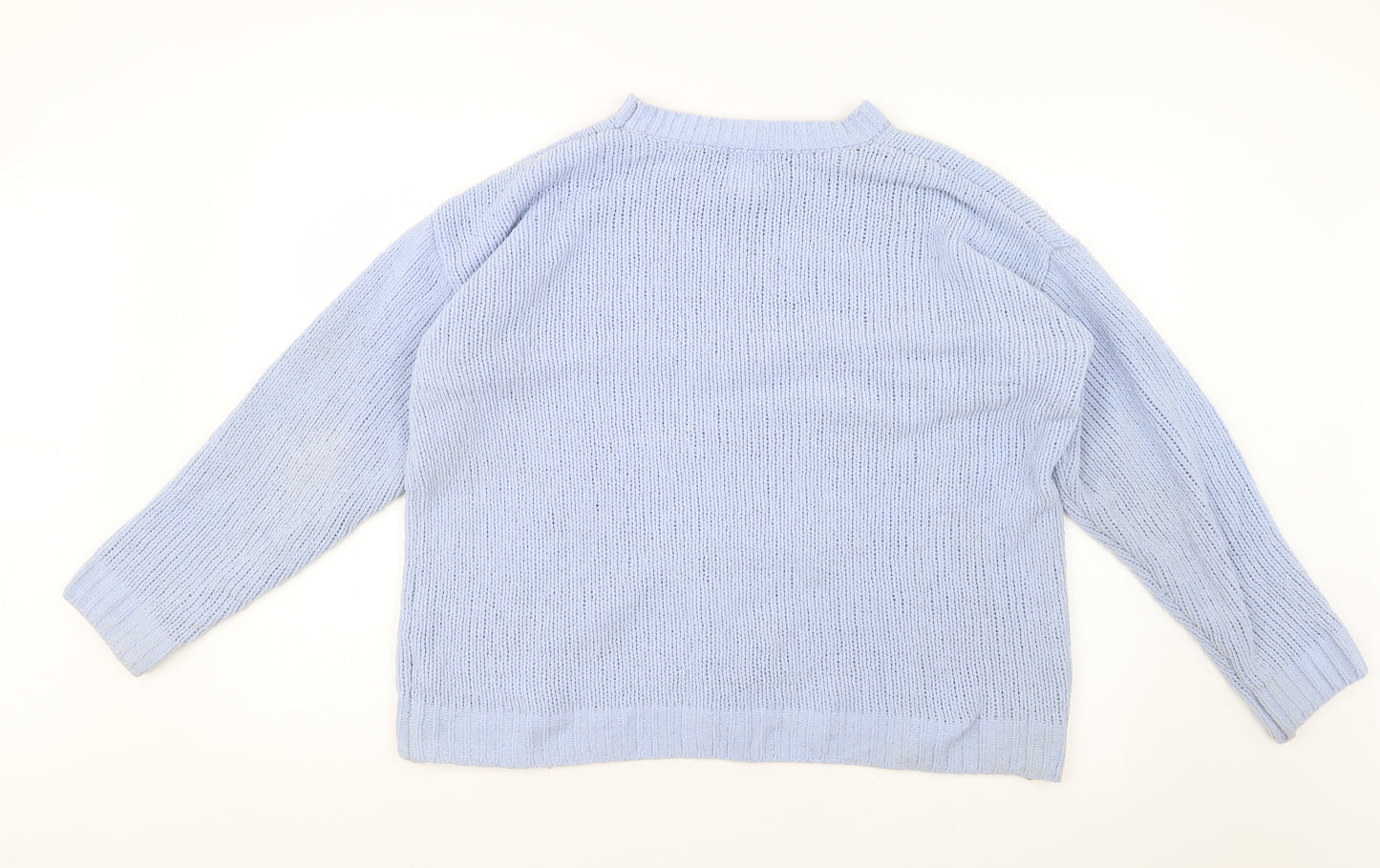George Womens Blue   Pullover Jumper Size 16  - Christmas