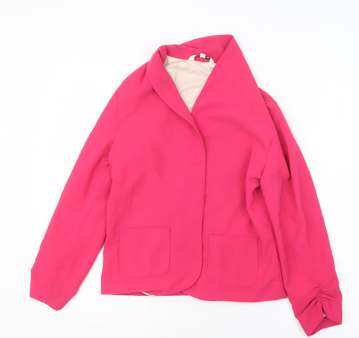 New Look Womens Pink Jacket Size 6