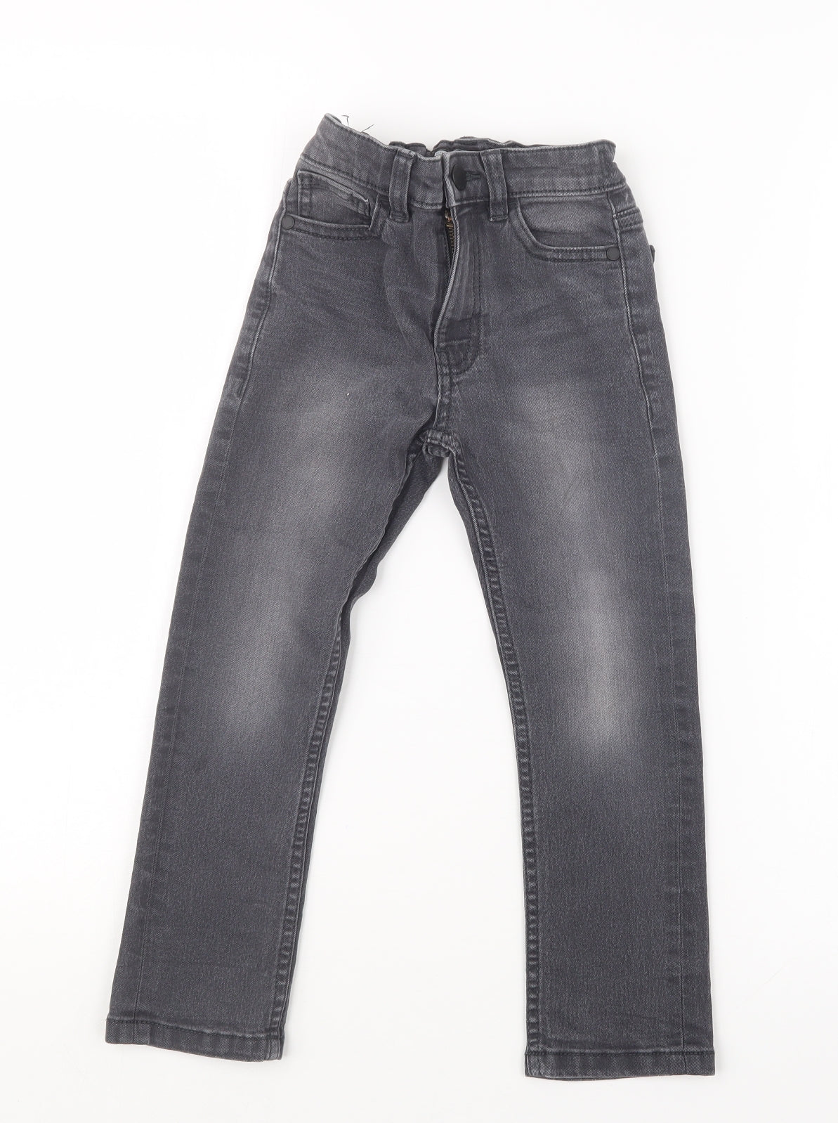 NEXT Boys Grey  Denim Straight Jeans Size 4 Years