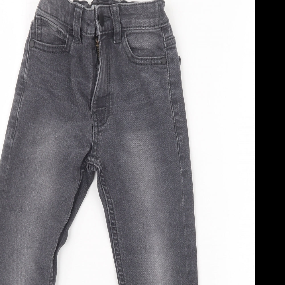 NEXT Boys Grey  Denim Straight Jeans Size 4 Years