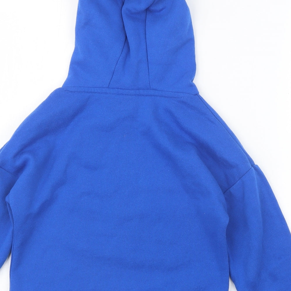 Primark Boys Blue   Pullover Hoodie Size 4-5 Years  - Marvel