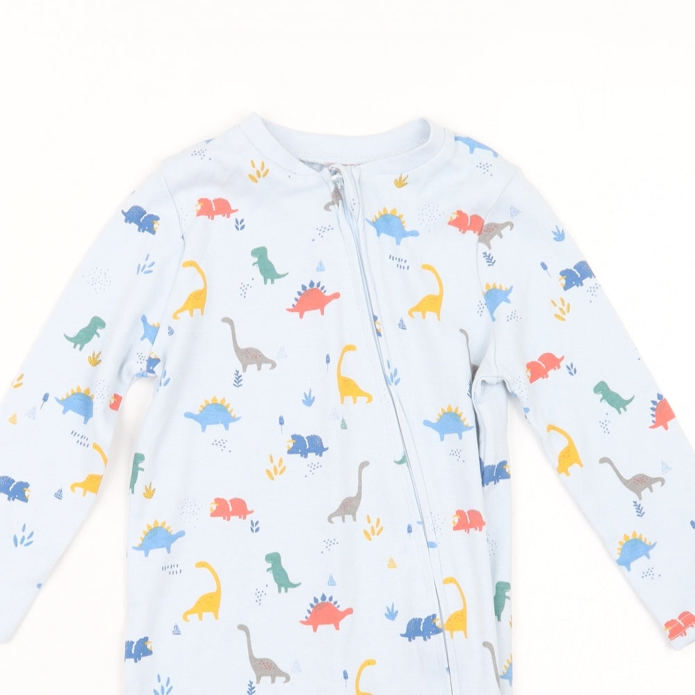 TU Boys Blue Geometric  Babydoll One Piece Size 9-12 Months