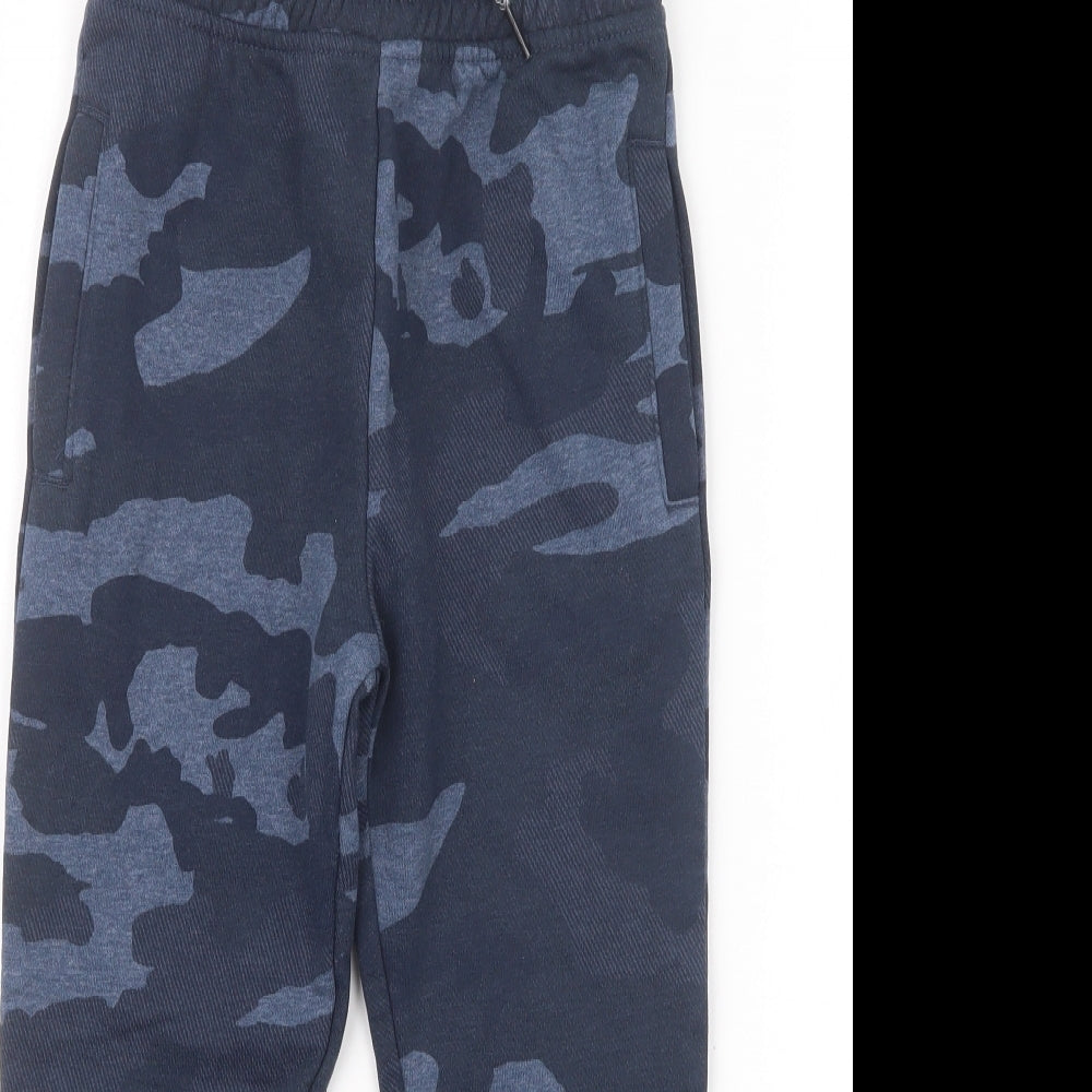 NEXT Boys Blue Camouflage  Jogger Trousers Size 5 Years