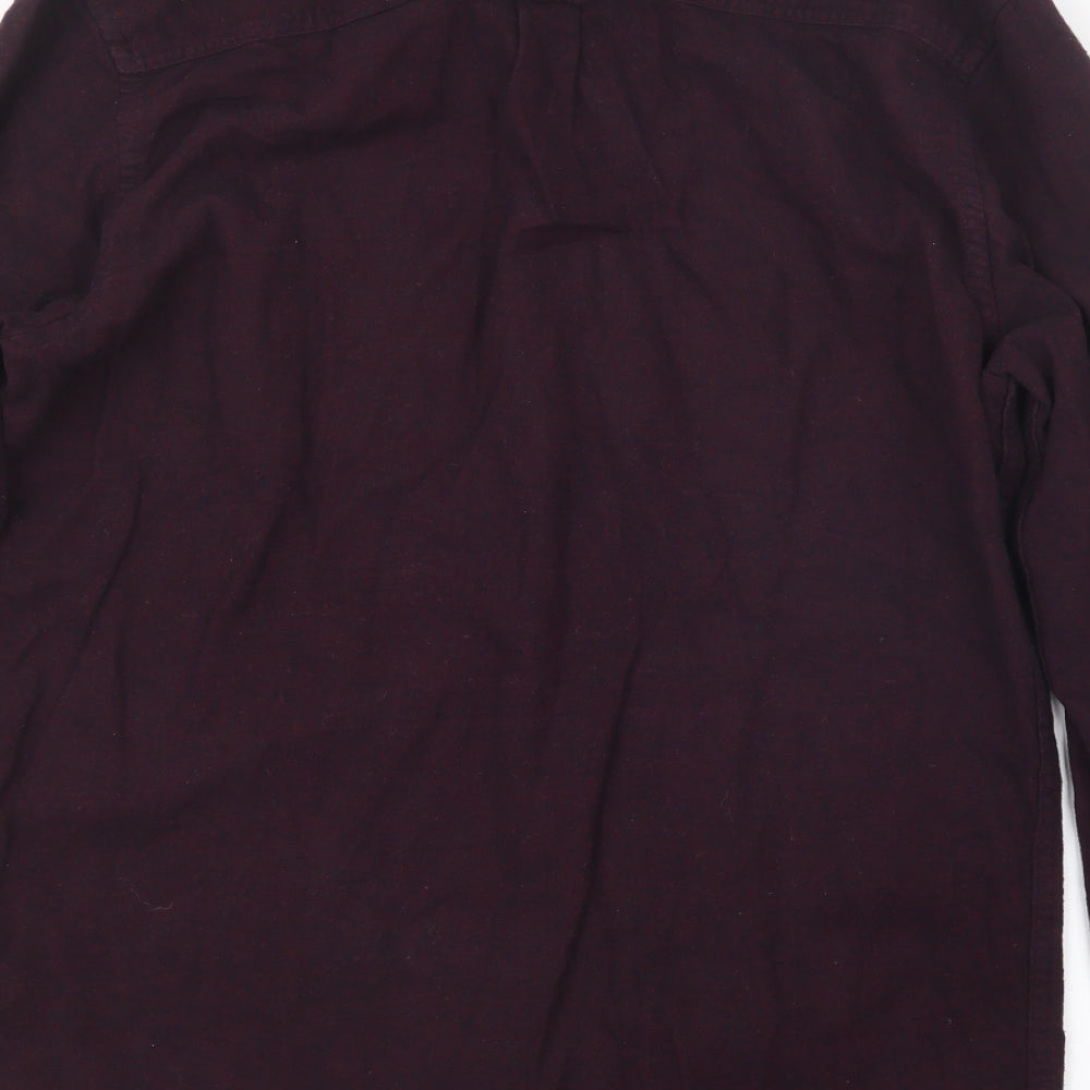 Primark Mens Purple    Button-Up Size XS