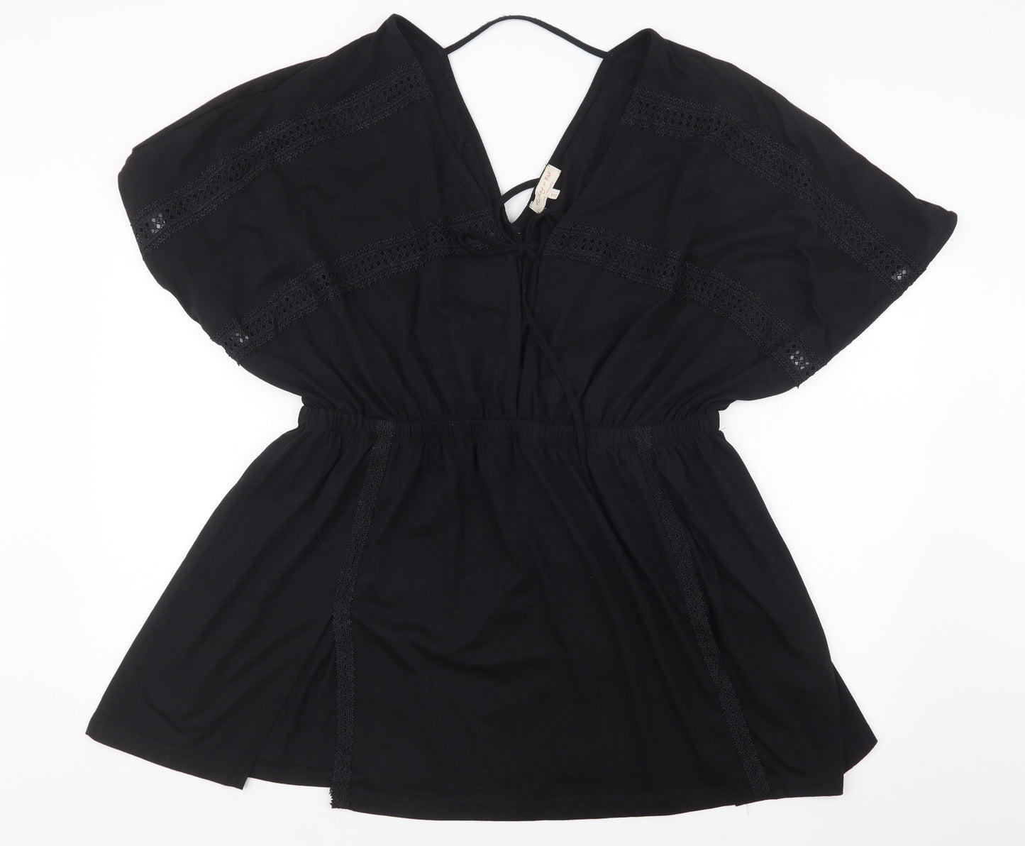 F&F Womens Black   Mini  Size L  - Beach Cover Up