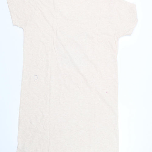 Love to Lounge Womens Beige Geometric  Top One Piece Size 10