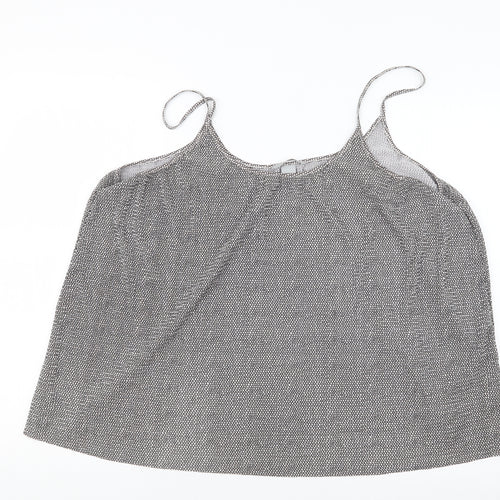 H&M Womens Black Geometric  Basic Tank Size L