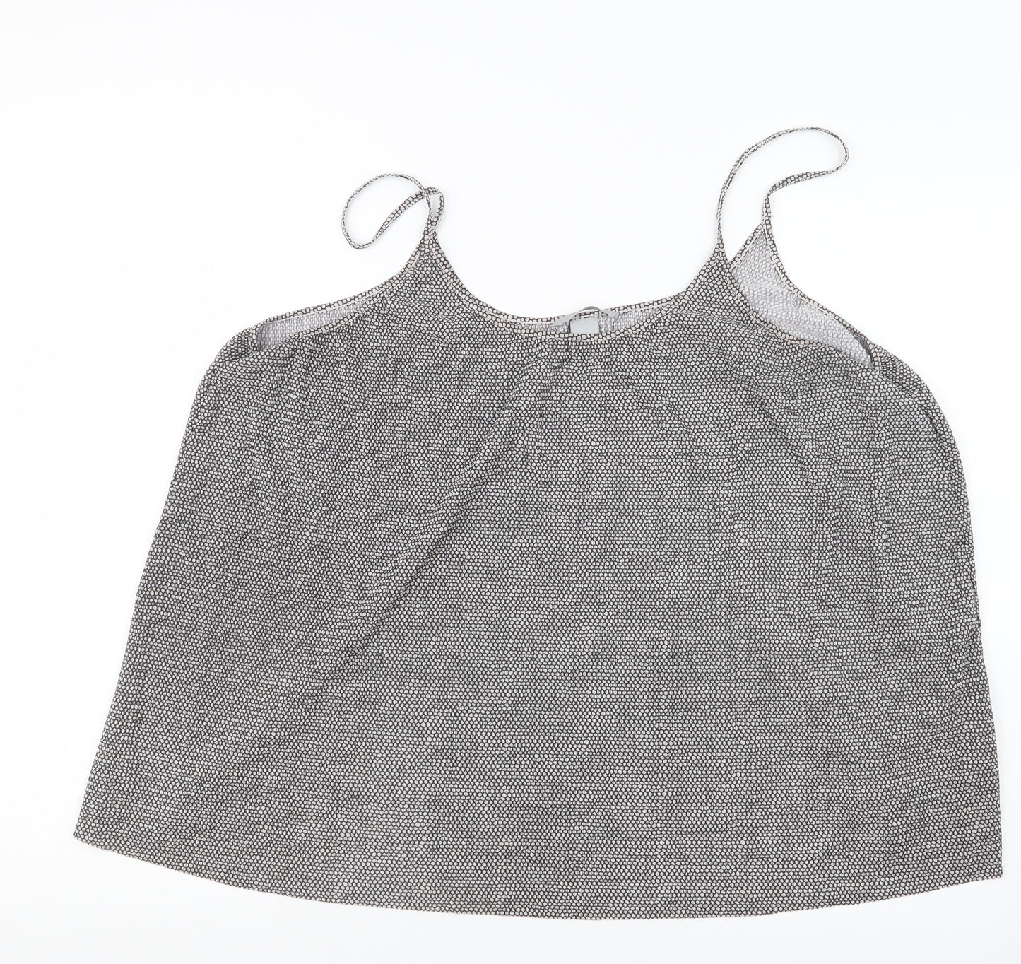 H&M Womens Black Geometric  Basic Tank Size L