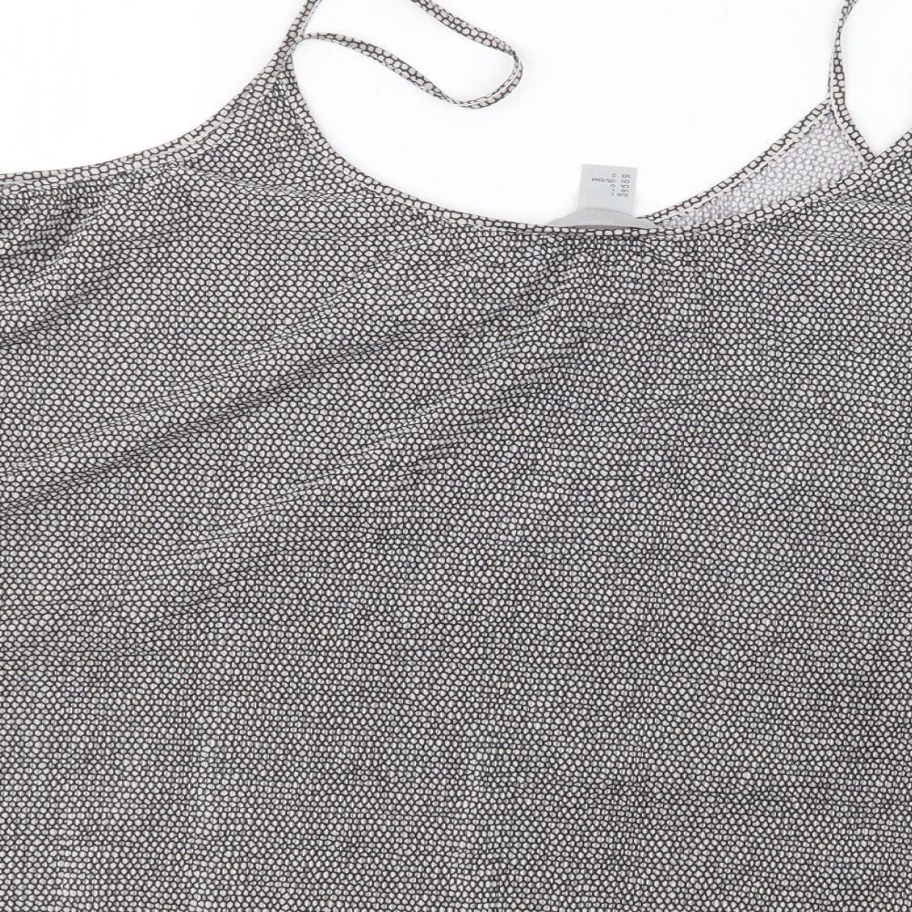 H&M Womens Black Geometric  Basic Tank Size L