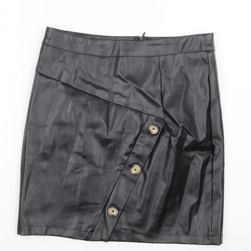 Preworn Womens Black   Straight & Pencil Skirt Size M