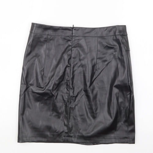 Preworn Womens Black   Straight & Pencil Skirt Size M