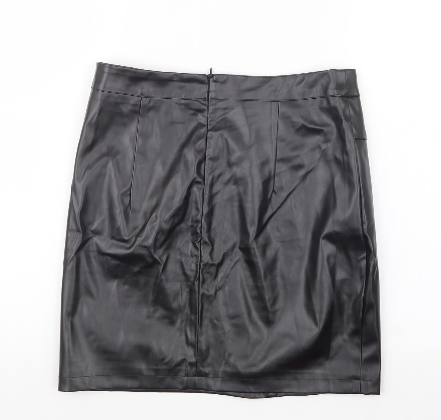 Preworn Womens Black   Straight & Pencil Skirt Size M
