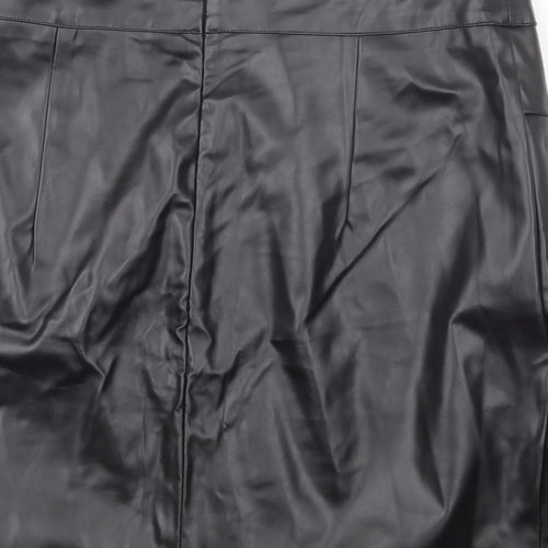 Preworn Womens Black   Straight & Pencil Skirt Size M
