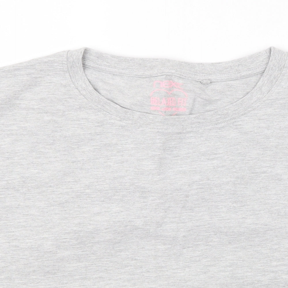 NEXT Girls Grey   Basic T-Shirt Size 16 Years