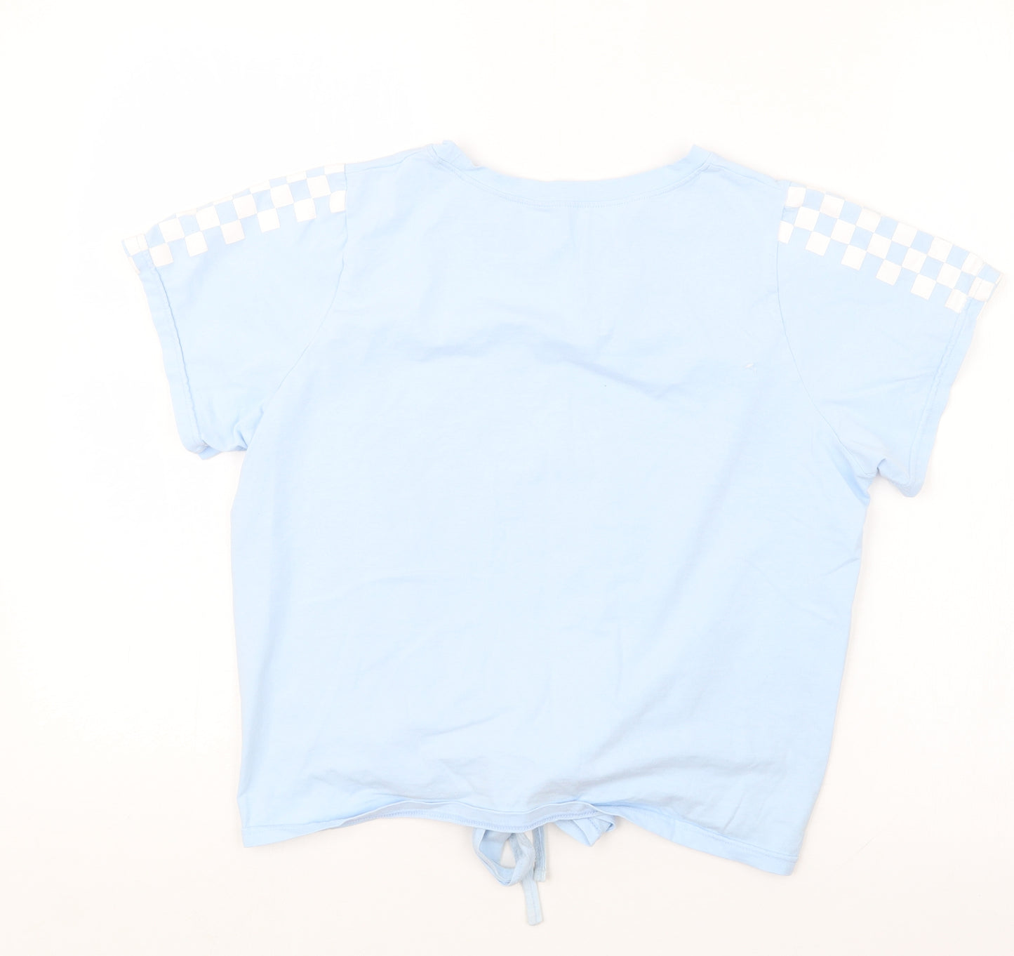 Preworn Girls Blue   Basic T-Shirt Size 13-14 Years