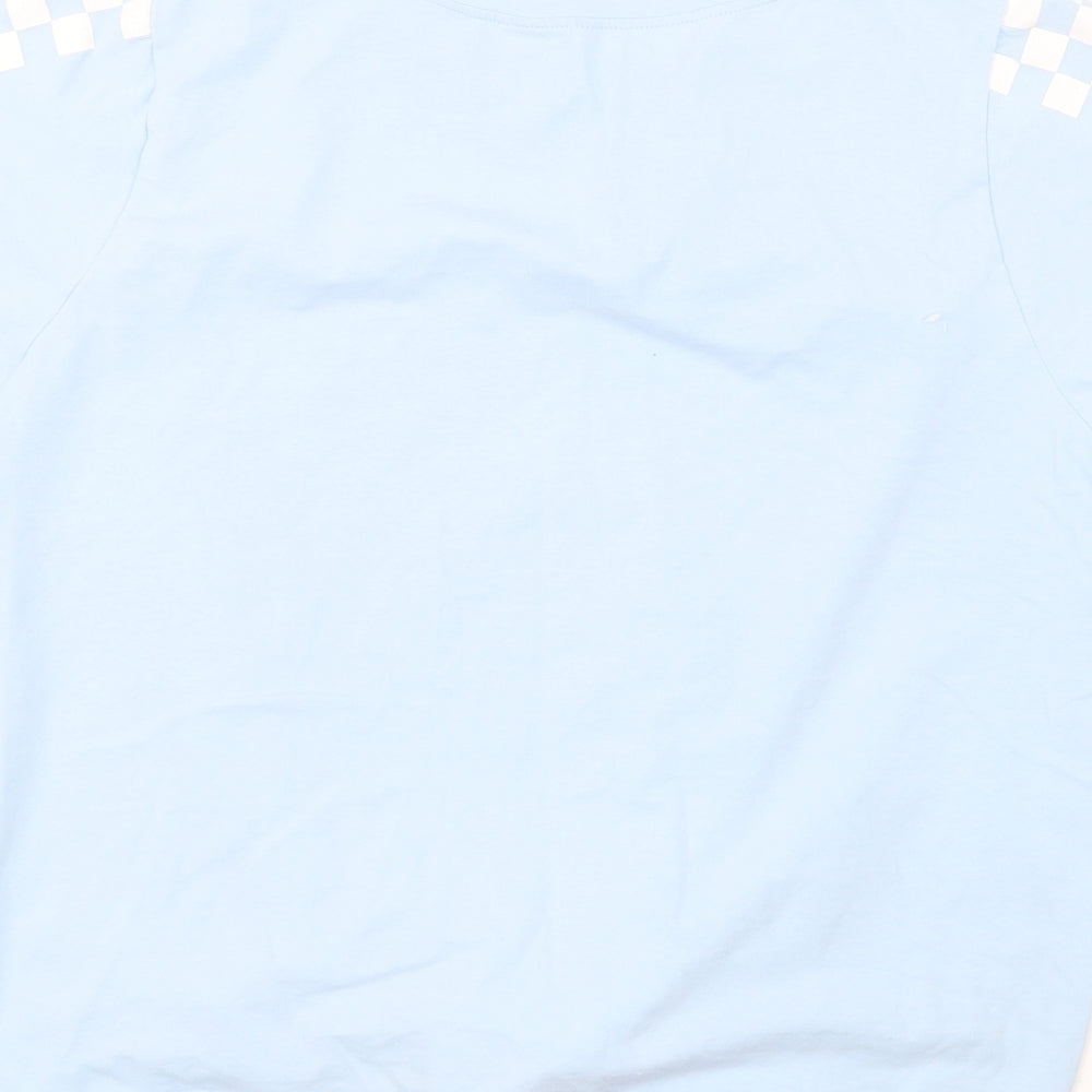 Preworn Girls Blue   Basic T-Shirt Size 13-14 Years