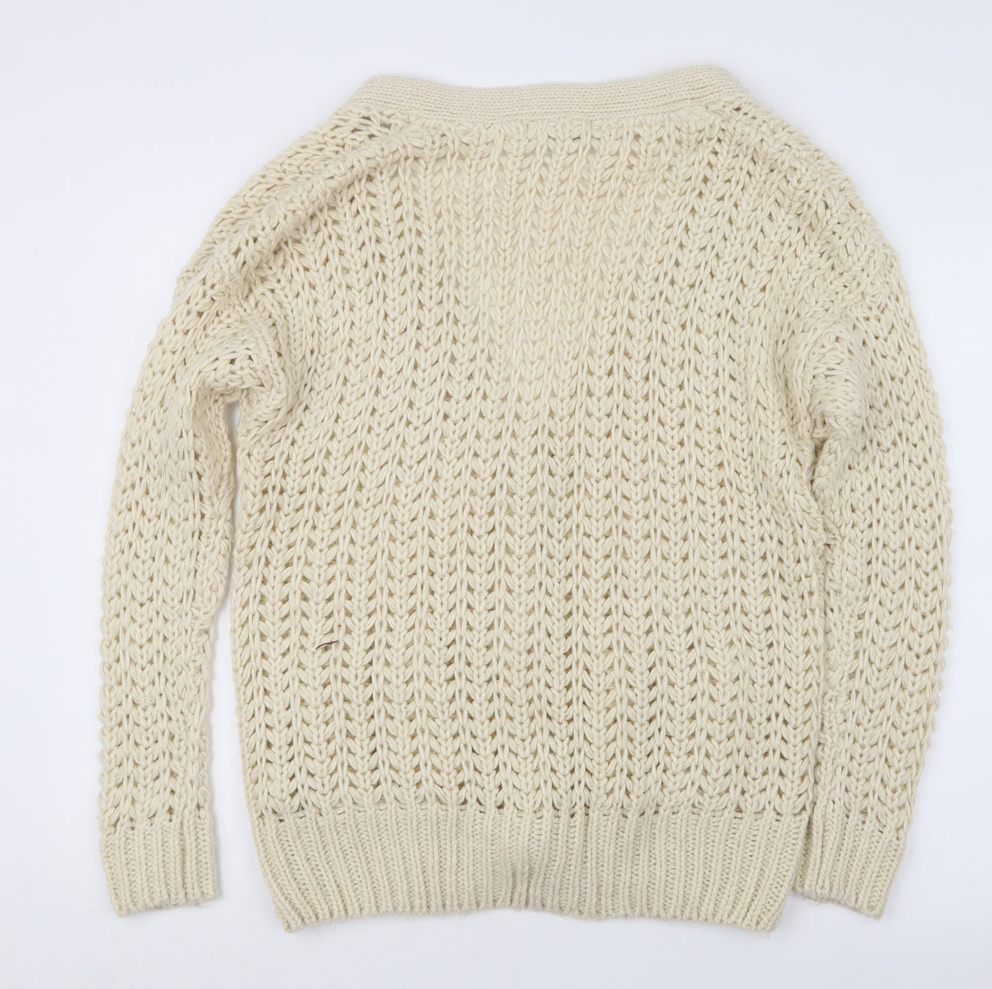 Atmosphere Womens Beige  Knit Cardigan Jumper Size S