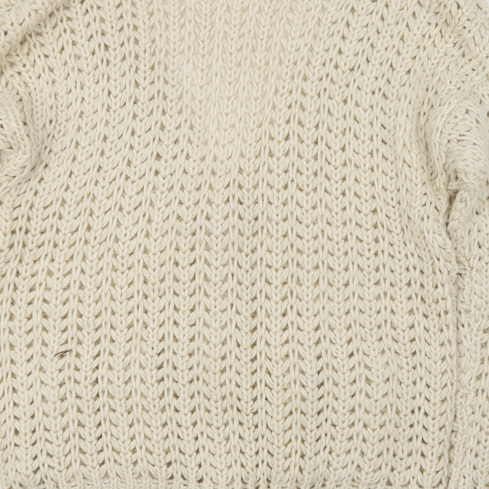 Atmosphere Womens Beige  Knit Cardigan Jumper Size S