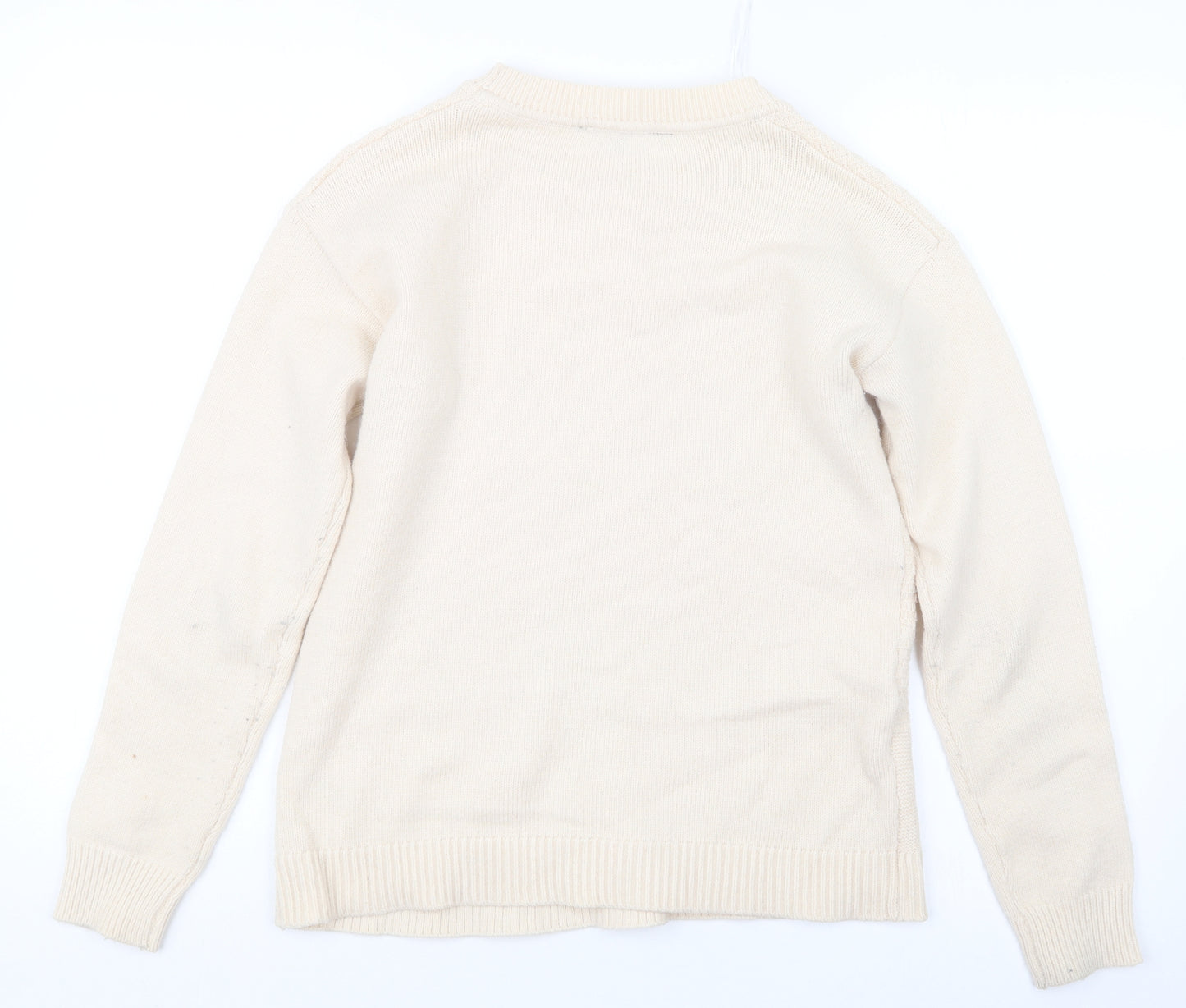 Bonmarché Womens Beige  Knit Pullover Jumper Size 10