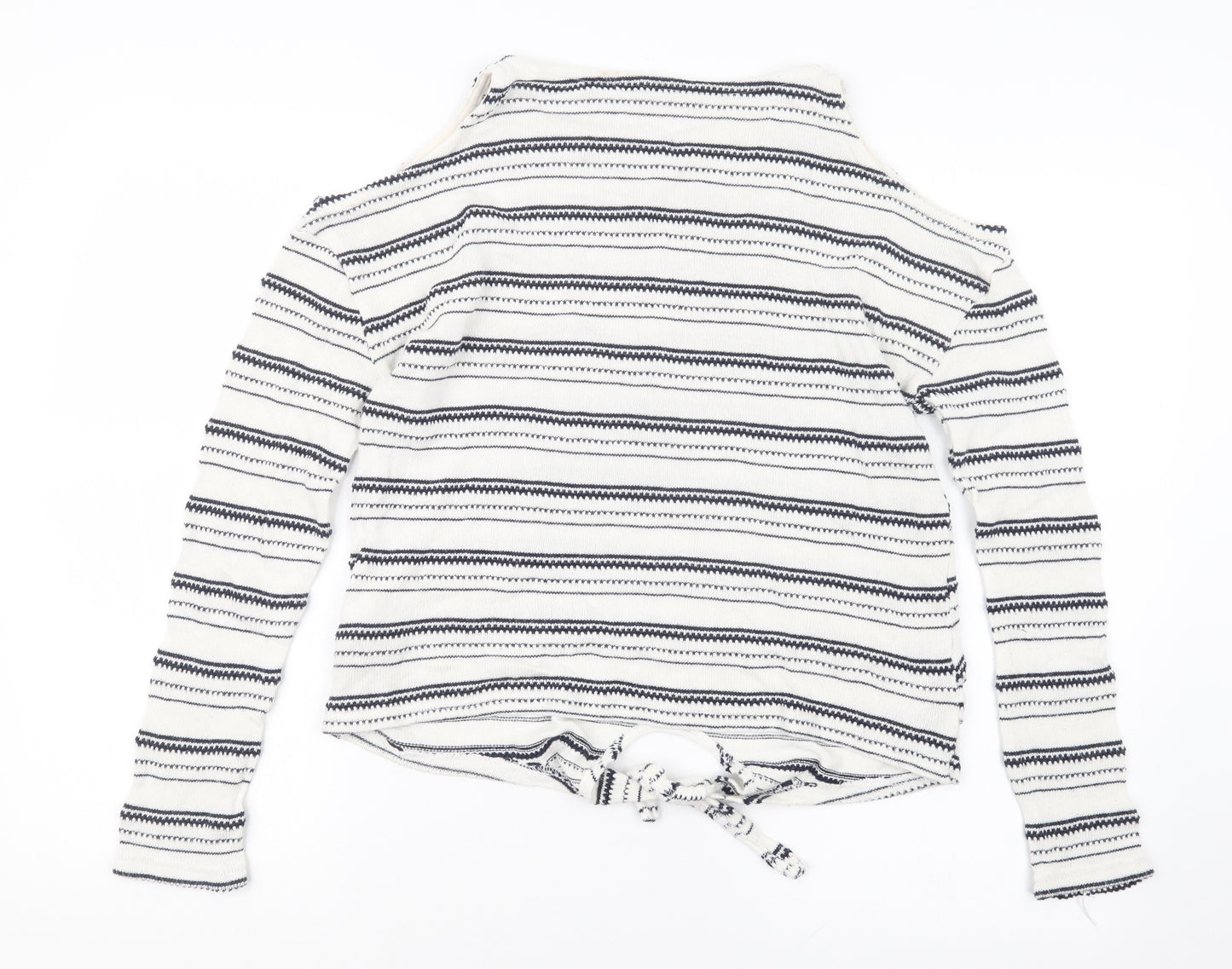 Pull&Bear Womens White   Pullover Jumper Size M