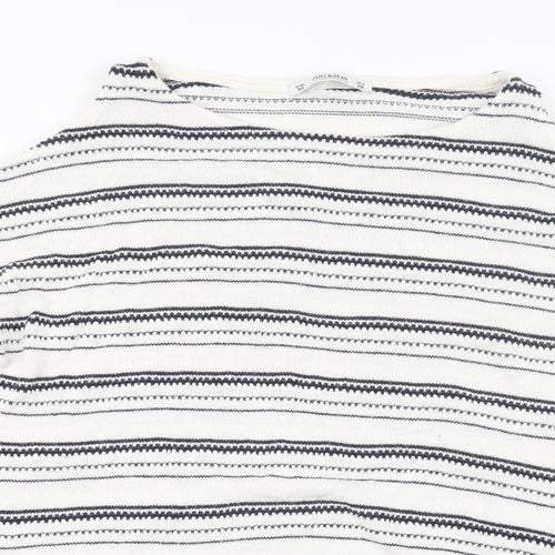 Pull&Bear Womens White   Pullover Jumper Size M
