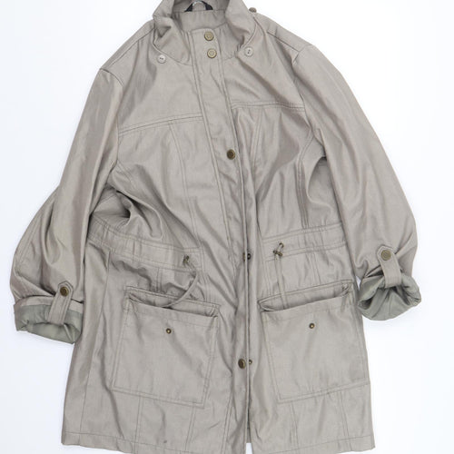 Classic Womens Beige   Jacket Coat Size 12