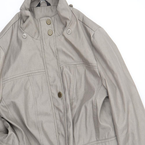Classic Womens Beige   Jacket Coat Size 12