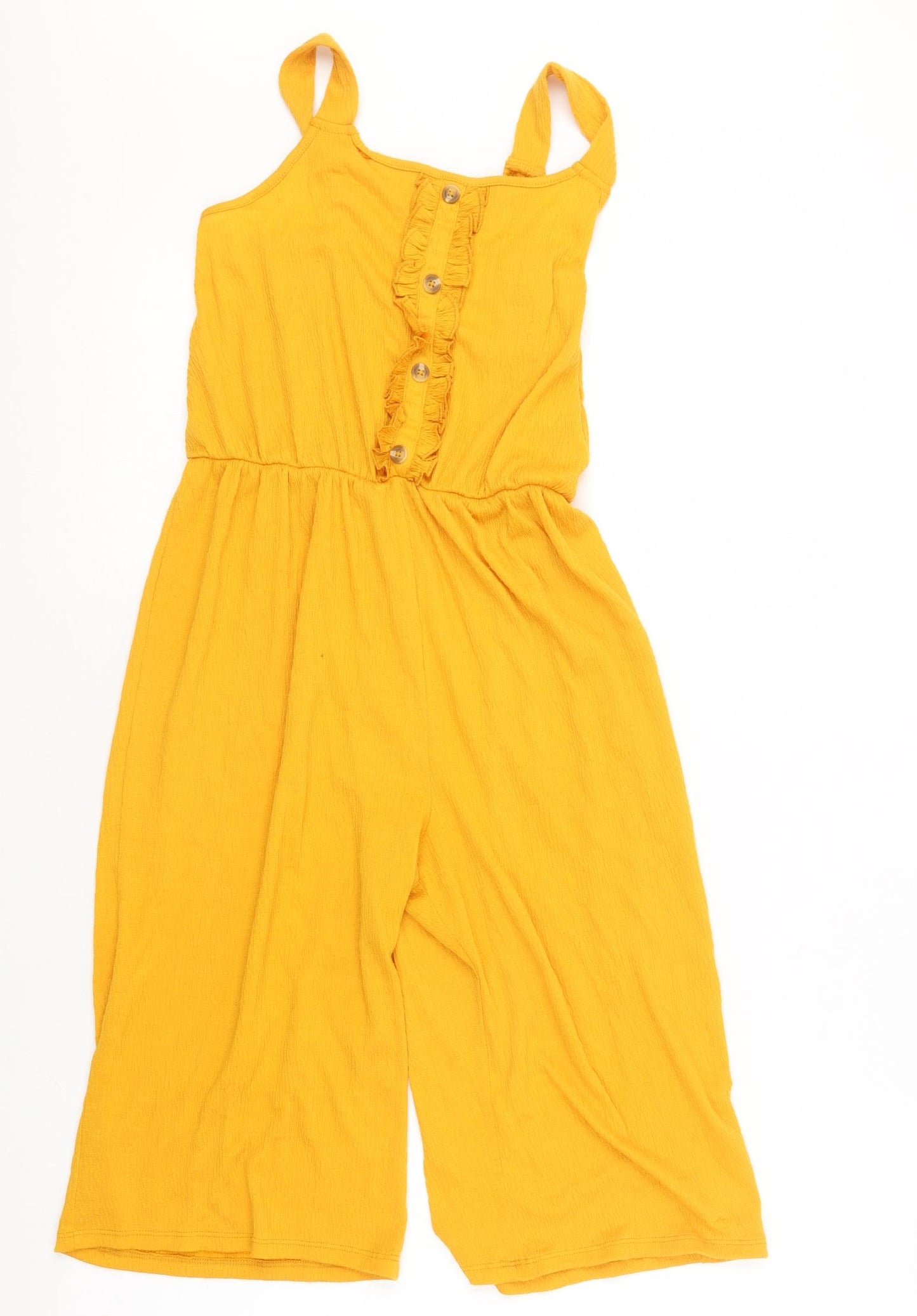 Matalan Girls Yellow   Jumpsuit One-Piece Size 11 Years