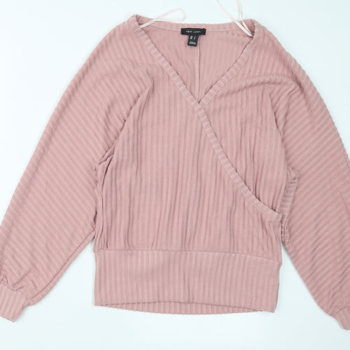 New Look Womens Pink   Pullover Jumper Size S