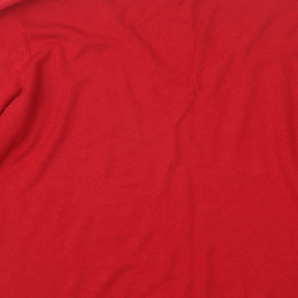 Per Una Womens Red   Pullover Jumper Size 18