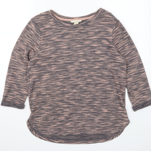 H&M Womens Pink  Knit Pullover Jumper Size XS