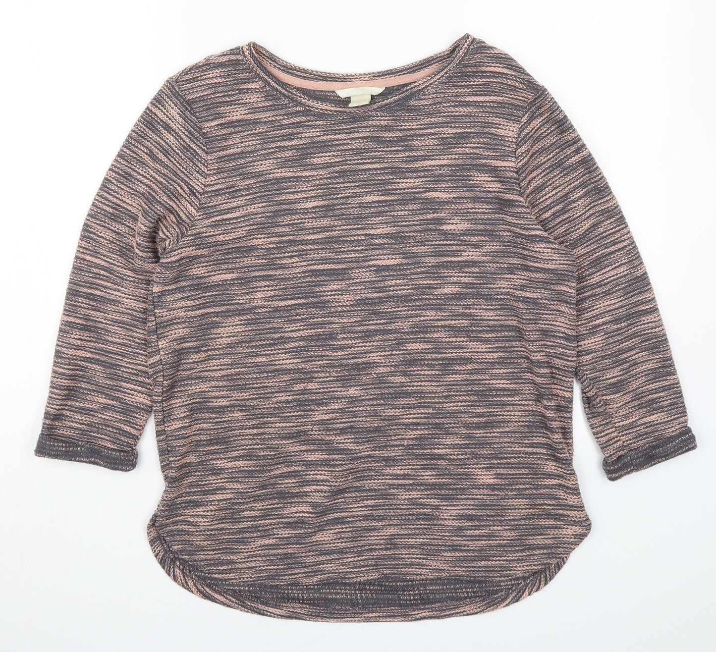 H&M Womens Pink  Knit Pullover Jumper Size XS